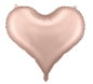 Preview: XL Folienballon Figur - Herz Roségold - 75cm x 64,5cm